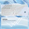 XZSXSL 2Pcs UPF 50+ Ice Silk Face Mask with Neck