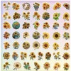 Unbranded 10pcs Beautiful Sunflower Stickers- Scrapbook, Journal, DIY Crafts &