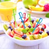 Colorful Pirate Sword Cocktail Sticks -500 pcs Plastic Sword Picks