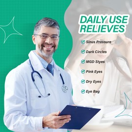 16 Packs Steam Eye Mask,Warm Eye Compress for Dry Eyes Sleep Mask,Hot Auto Heated Eye Masks Relaxing Items for Women Moist Heat for Eyes Soothing Eye Fatigue,Disposable EyeMask for SPA Essentials