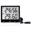 Shinwa Sokutei Digital Thermometer/Hygrometer, Smart C Max/Lowest, Waterproof External Sensor