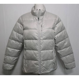 Eddie Bauer Womens Packable Down Lightweight Puffer Jacket, Silver, Sizes L & XL - Xtra Large