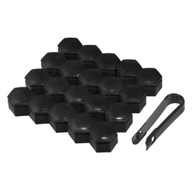 uxcell 20 Pcs Wheel Lug Nut Covers for Land Rover Range Rover Sport 2006-2013 for Buick Regal 2015-2017 Truck Lug Nut Cap Covers 22mm Black Anti Scratch