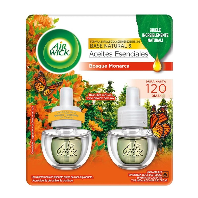Air Wick® Repuestos Para Aromatizante De Ambiente Continuo, Aroma Bosque