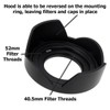 Fotodiox Reversible Lens Hood Kit for E-Mount PZ 16-50mm F3.5-5.6