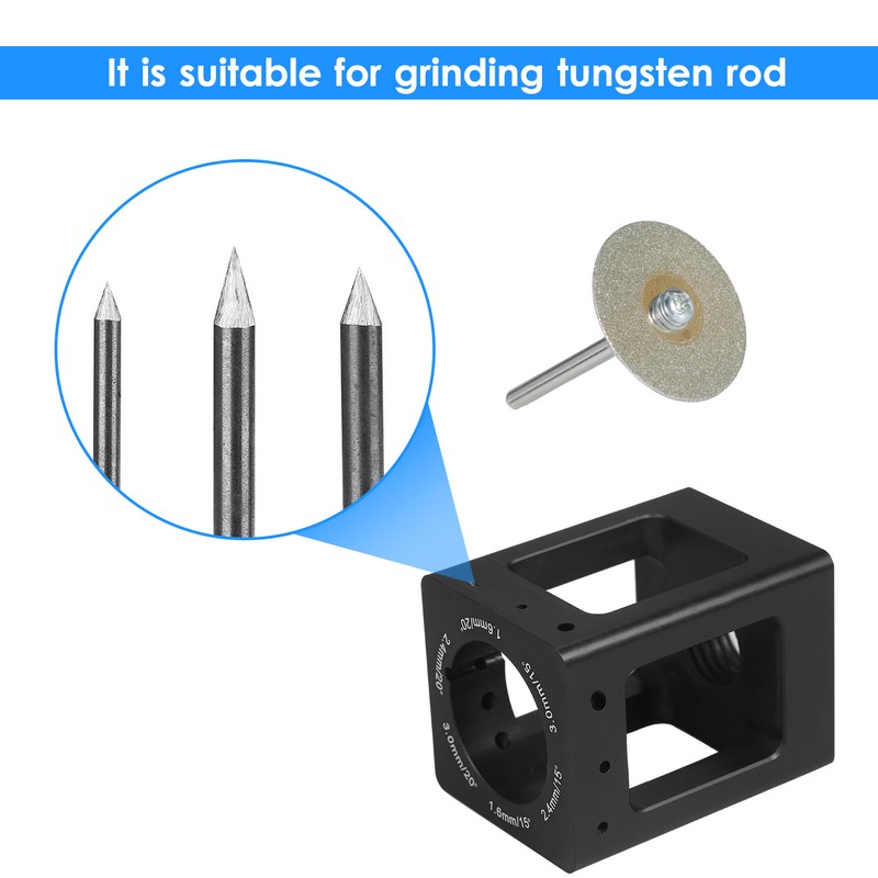 Tungsten Electrode Sharpener Tungsten Needles Tungsten Rods Grinder Aluminum TIG