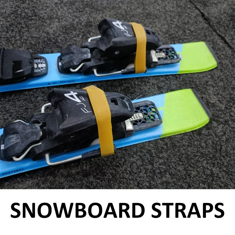 15 Snowboard Bindings And 1 Snowboard Strap, Ski Supplies, Ski