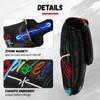 Golf Square Mallet Putter Cover Magnetic Heel-Shaft Headcovers Colorful Spider
