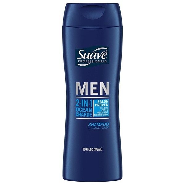 Suave 2 in One Shampoo + Conditioner: Ocean Charge 12.6 Oz