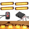 ROUTEKING 4 x 8 LED Front Flasher Emergency Flare Warning