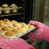 J H Heat Resistant Oven Glove: EN407 Certified 932 °F