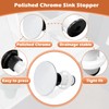 972098A Drain Stopper Polished Chrome Sink Stopper, Drain Sink Plug
