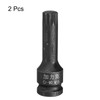 sourcing map 2 Pcs 1/2" Drive x M15(15mm) Impact Triple