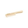 Remos Wooden Comb with Handle Made of Native Beech Wood