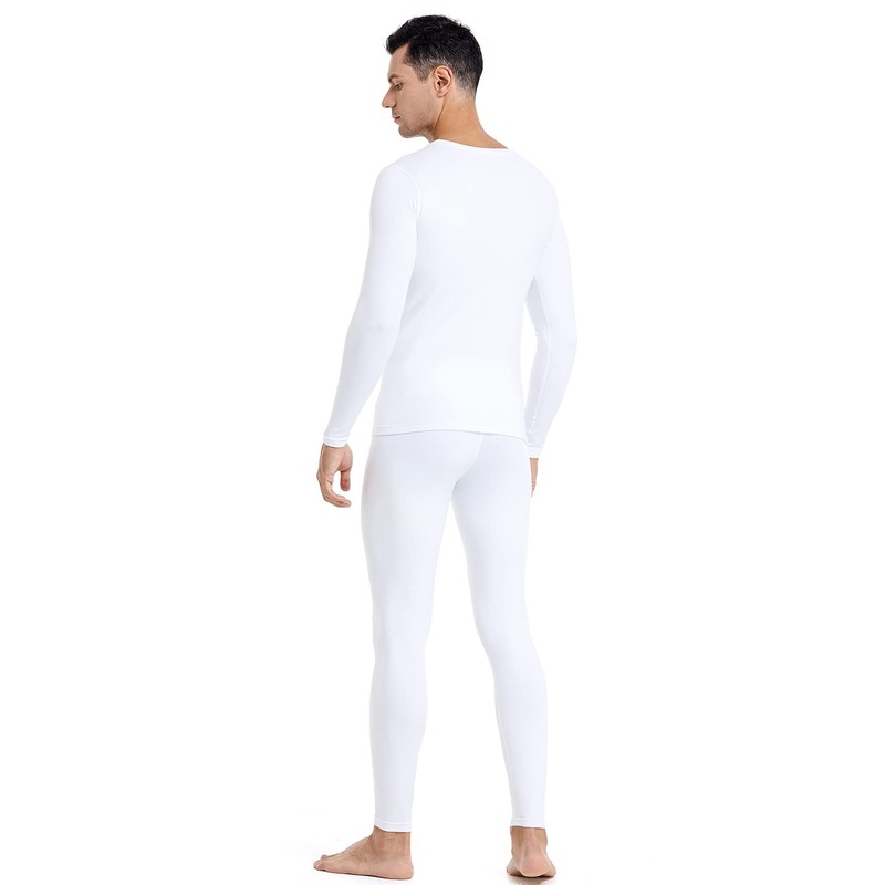 PISIQI Ropa Interior térmica para Hombre, con Forro Polar Ultra