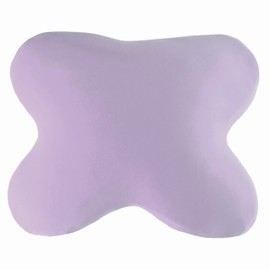Edda Lux Cover suitable for Acamar pillows, 55 x 47 cm, and for Luxamel sleeping pillow 56 x 48 cm, soft jersey cushion cover for butterfly pillows, made of 100% cotton, in light purple