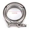 Acouto V-Band Clamp 2.25 Inch Turbo Exhaust Down Pipe V-Band