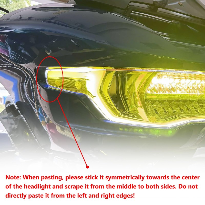 FWXEOZ Motorcycle Headlight Guard Waterproof Front Headlamp Protection Cover for