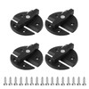 4 Sets Boat Cabinet Twist Latch Reinforced Nylon 59mm Round