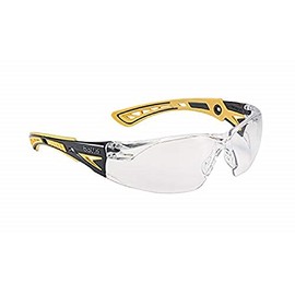 Bollé RUSHPPSIY One Size "Rush+" Safety Spectacles - Yellow/Black