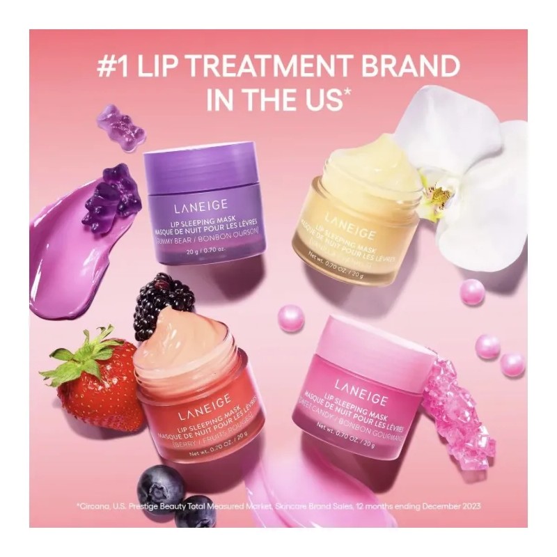 Midnight Minis Lip Sleeping Mask Set Laneige 100% Original