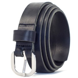 Ashford Ridge Women's Italian Leather Belt – Genuine Full Grain Leather, Stylish & Durable Belt for Jeans and Dresses, 25mm Real Leather Belt in Black, Brown and Tan