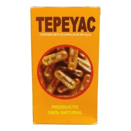 Cápsulas Tepeyac Centro Botánico Azteca Suplemento Alimenticio Sin Sabor 50 Caps