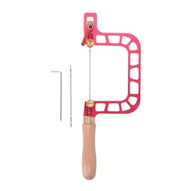 Coping Saw Frame Fast Clean Even Cutting Multifunctional Wire Saw for Woodworking Jewelry Metal Red