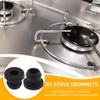 10pcs RV Stove Grommet Kit, Closed Rubber Hole Plug, Heat