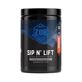 ZOR SIP 'N Lift BCAAs with Glutamine – Muscle Recovery & Performance, Electrolytes for Advanced Hydration, 1000 mg Glutamine, Sugar-Free, Non-GMO, Gluten-Free, 30 Servings