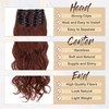 Benehair 22" Clip in Hair Extensions 12 Pcs Long Curly