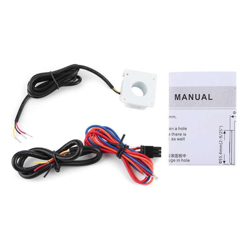 50A Ammeter AMP Gauge LCD Display Stepper Motor Ampere Meter