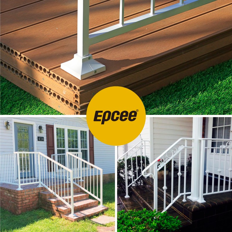 Epcee 1pcs Post 1" Aluminum Deck Post Base Cover, Post