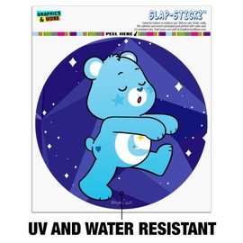 Care Bears: Unlock The Magic Grumpy Bear Bedtime Automotive Car Window Locker Circle Bumper Sticker