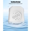 2 Pcs 8141DBL Siding Light Mounting Block Bracket White with
