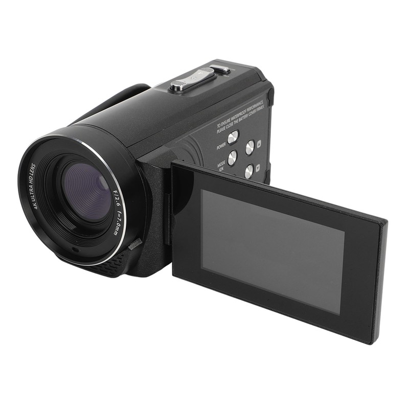 4K Video Camera Camcorder Intelligent Anti Shaking 56MP Vlogging Camera
