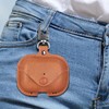 Gipoowaa Leather Case, Compatible with AirPods, Case with Clip, Front