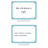 Flash Cards, Ruled with Turquoise Frame, A6, Pack of 80