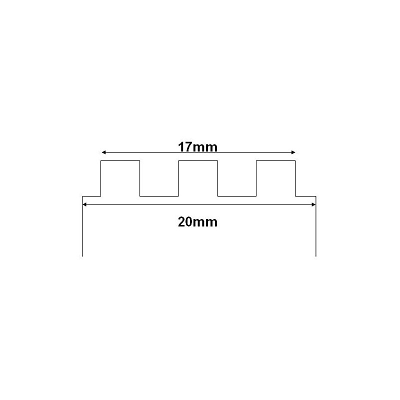 New 17mm (20mm) Sized Replacement Strap, Compatible for Swatch® Watch
