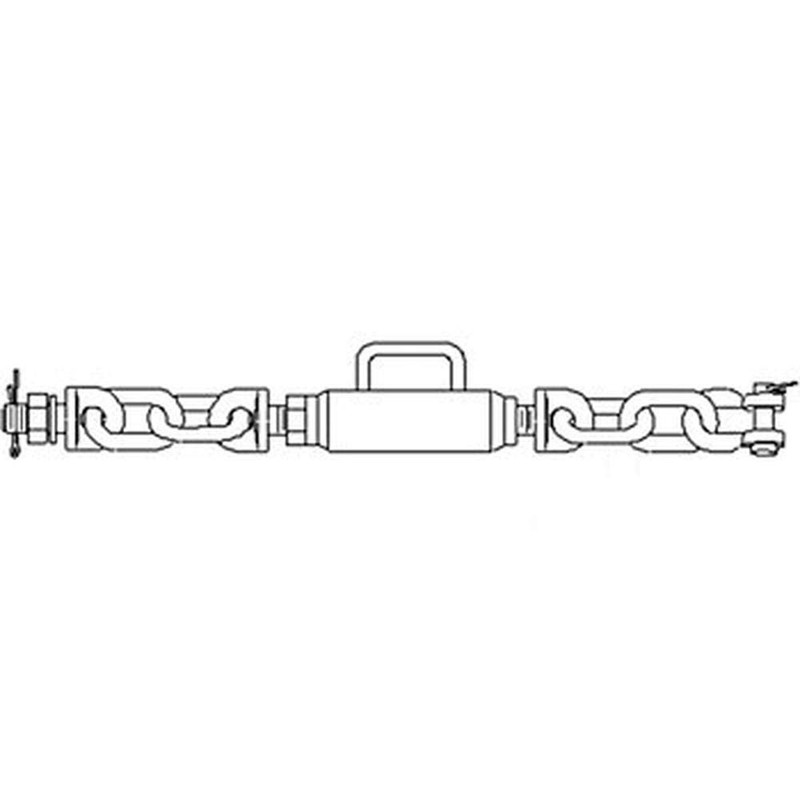 RAParts Universal Fit Turnbuckle 3 Point Hitch Sway Check Chain