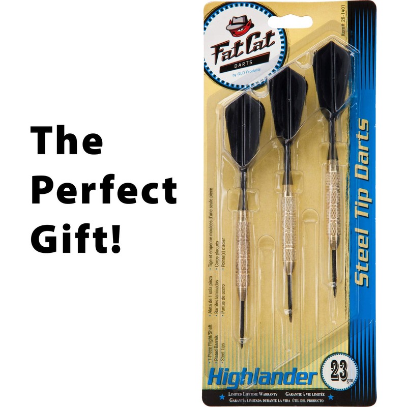 Fat Cat Highlander Steel Tip Darts, 23 Grams