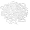 Hang Ups 100 Clear Plastic Gutter Hooks Outdoor Light Hooks