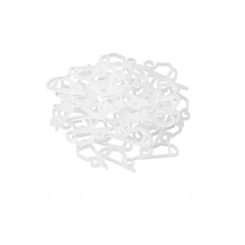 Hang Ups 100 Clear Plastic Gutter Hooks Outdoor Light Hooks