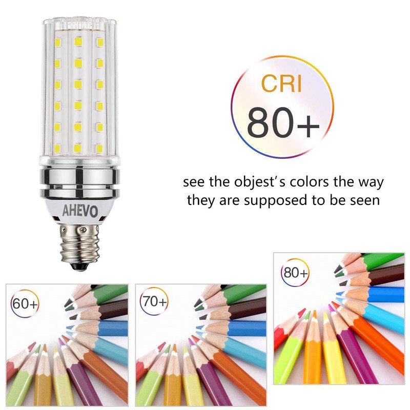 AHEVO E17 LED Light Bulbs, 80-100W Equivalent, 12W, 1200 Lumens,