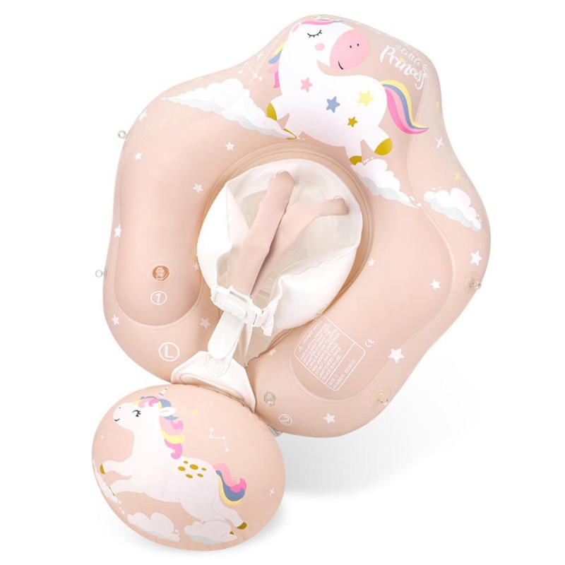 Baby Swimming Float Cartoon Pony Inflatable Baby Pool Float Ring