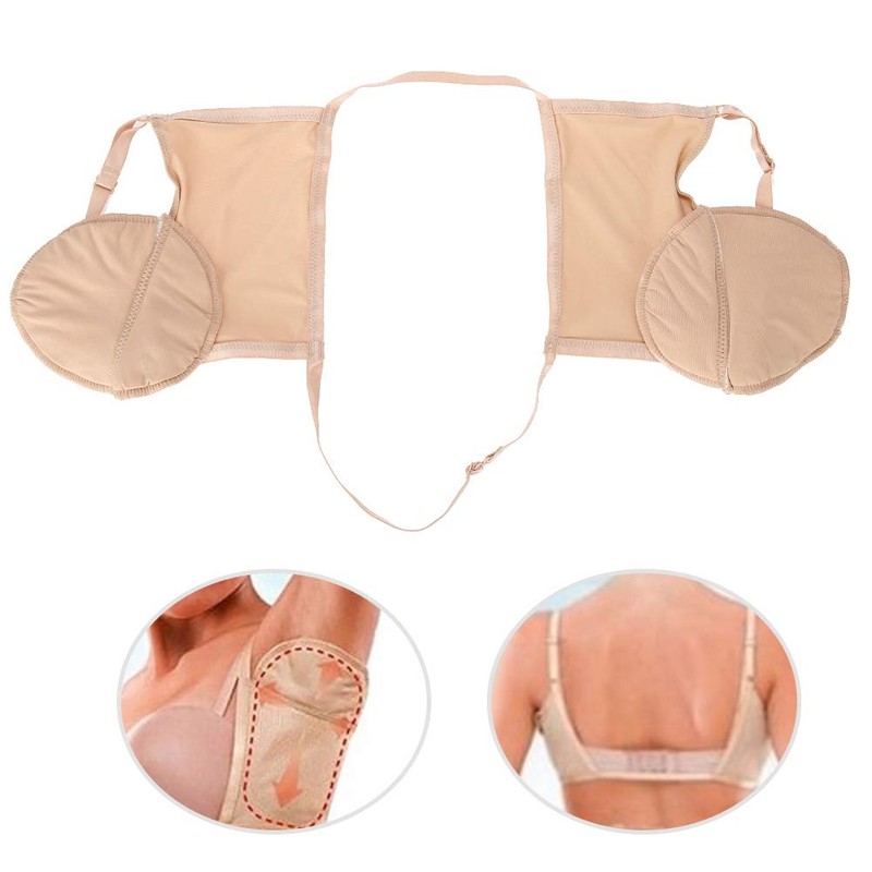 Milltrip Underarm Sweat Pad, Underarm Sweat Guard, Reusable Cotton Armpit