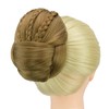 IMISSU Braided Chignon Dancer Hair Cover Doughnuts Hair Pieces Hair