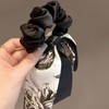 CRIZAN Chinese Style Ink Painting Beautiful Bow Hair Ties For