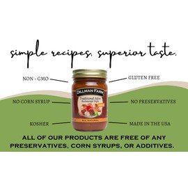 Dillman Farm 6 Piece Restaurant Style Medium Salsa Variety Pack - (3 flavors)