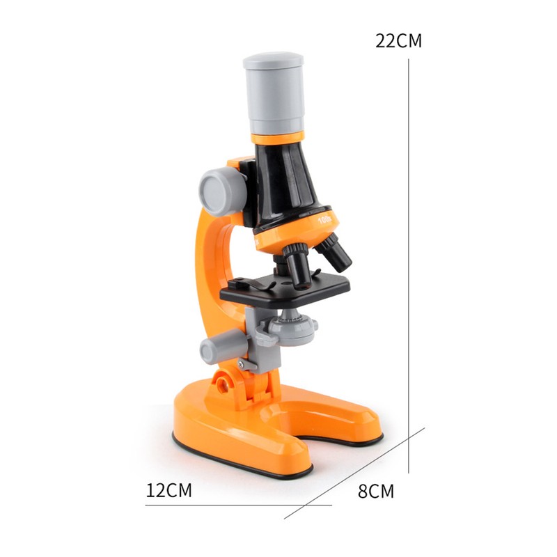 1200X Microscope Children Optical Microscope with LED Light Collection Bottles